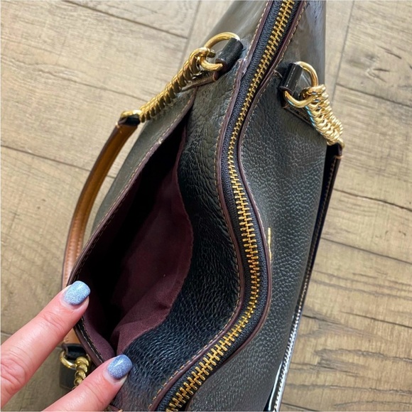 Coach Ava Tote. Classy. With a beautiful pebble leather feel! - Picture 4 of 9